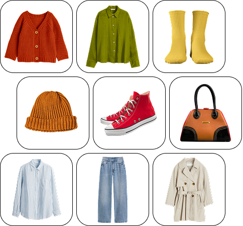 Kıyafetlerinizi Ekleyin